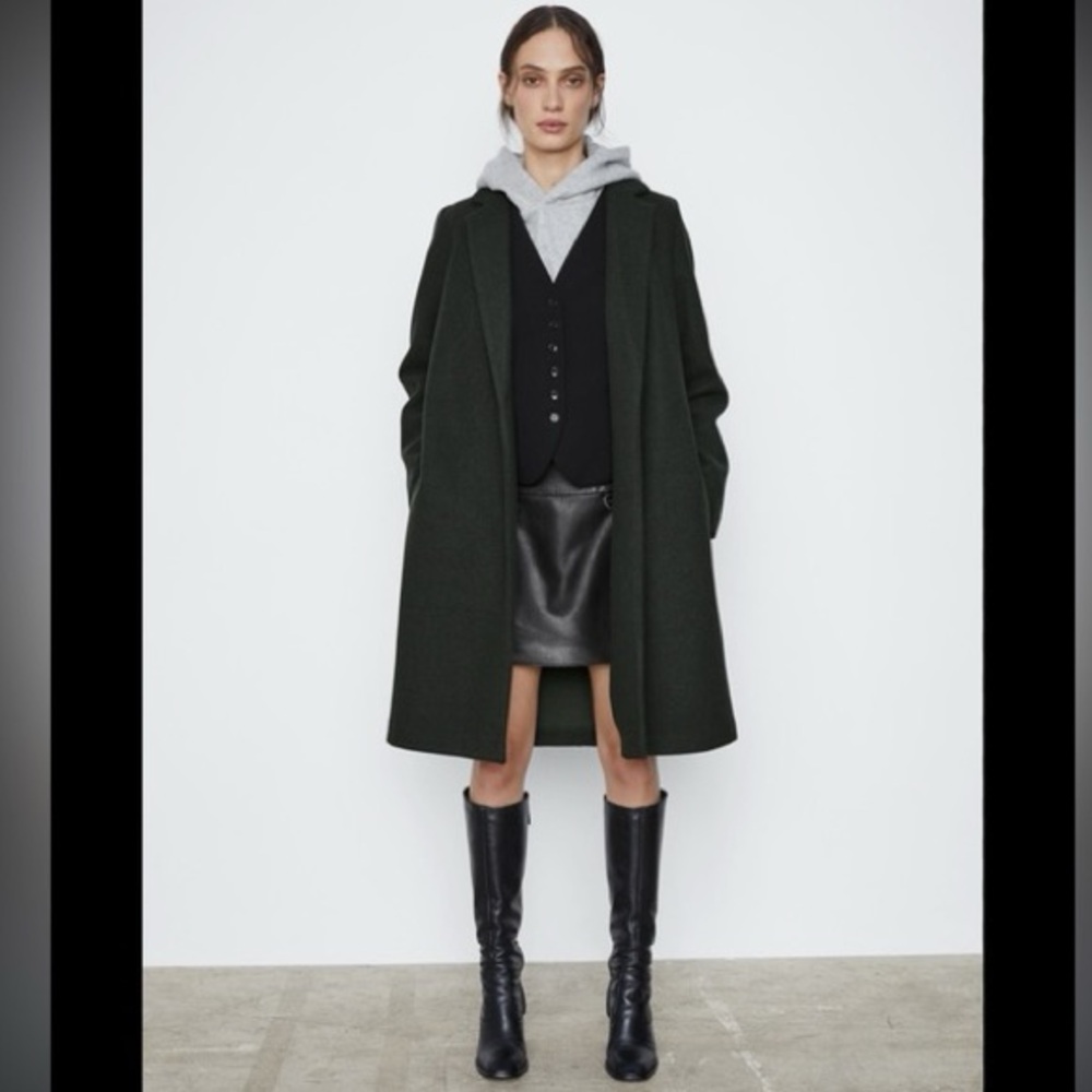 Zara Lapel Collar Coat